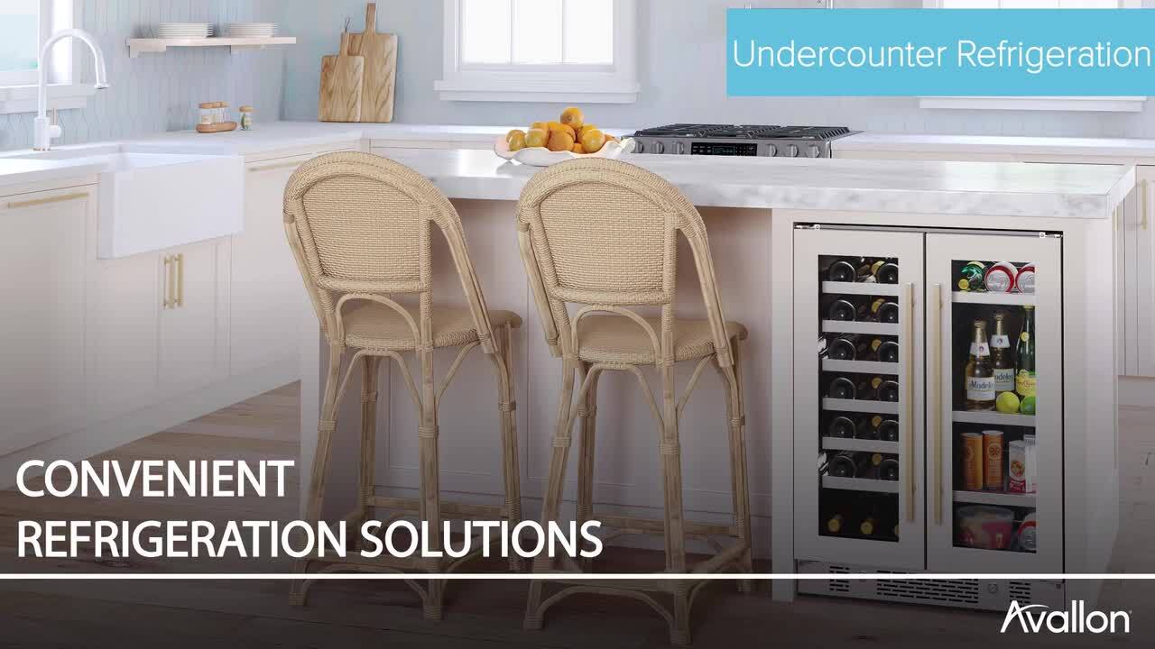 Avallon - Single Zone 27-Bottle Built-In Wine Cooler