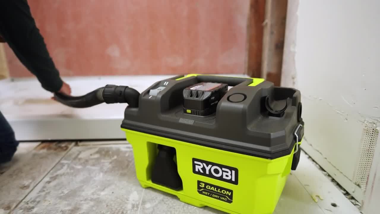 Ryobi 3 deals gallon shop vac