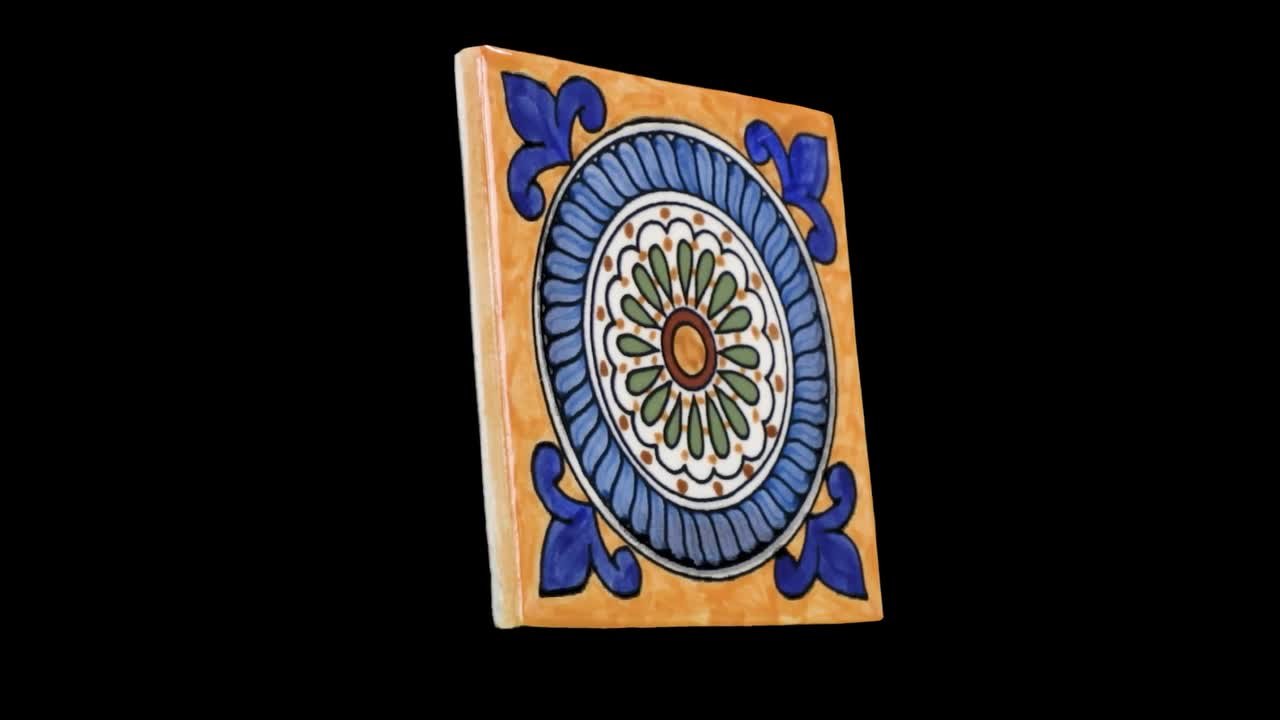 Merola Tile Provincial Deco Cabeca 6 in. x 6 in. Porcelain Wall