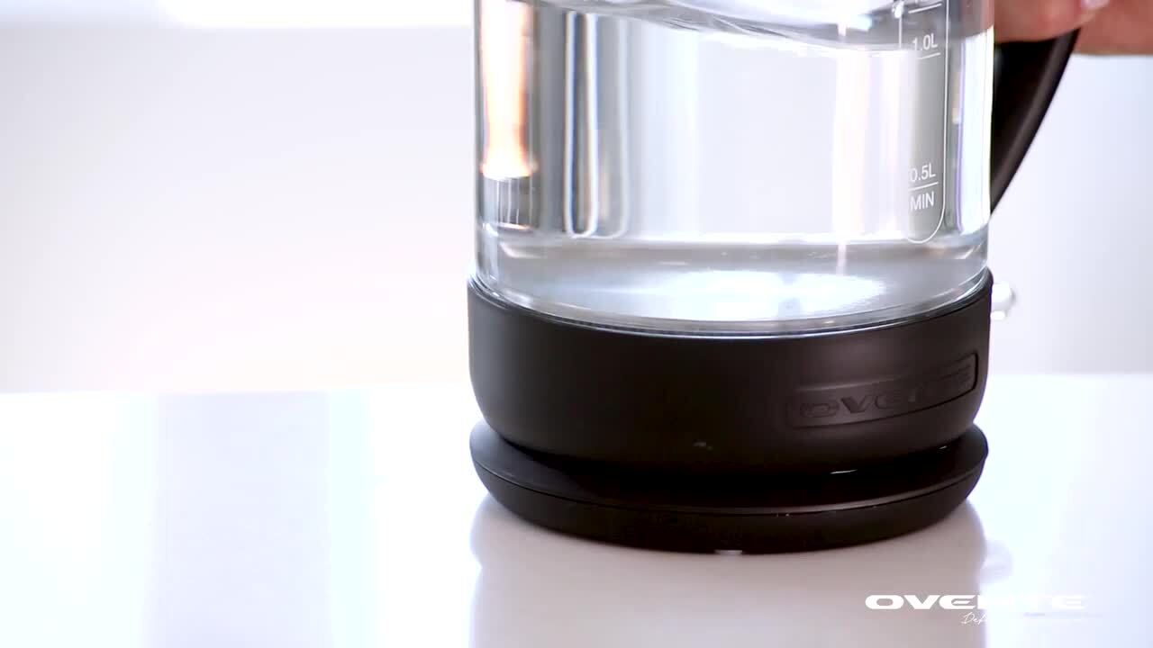 Ovente glass electric outlet kettle