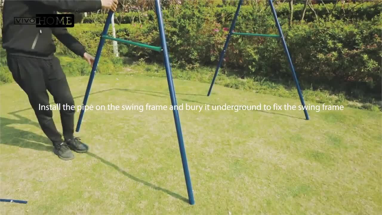 pipe swing set end frames