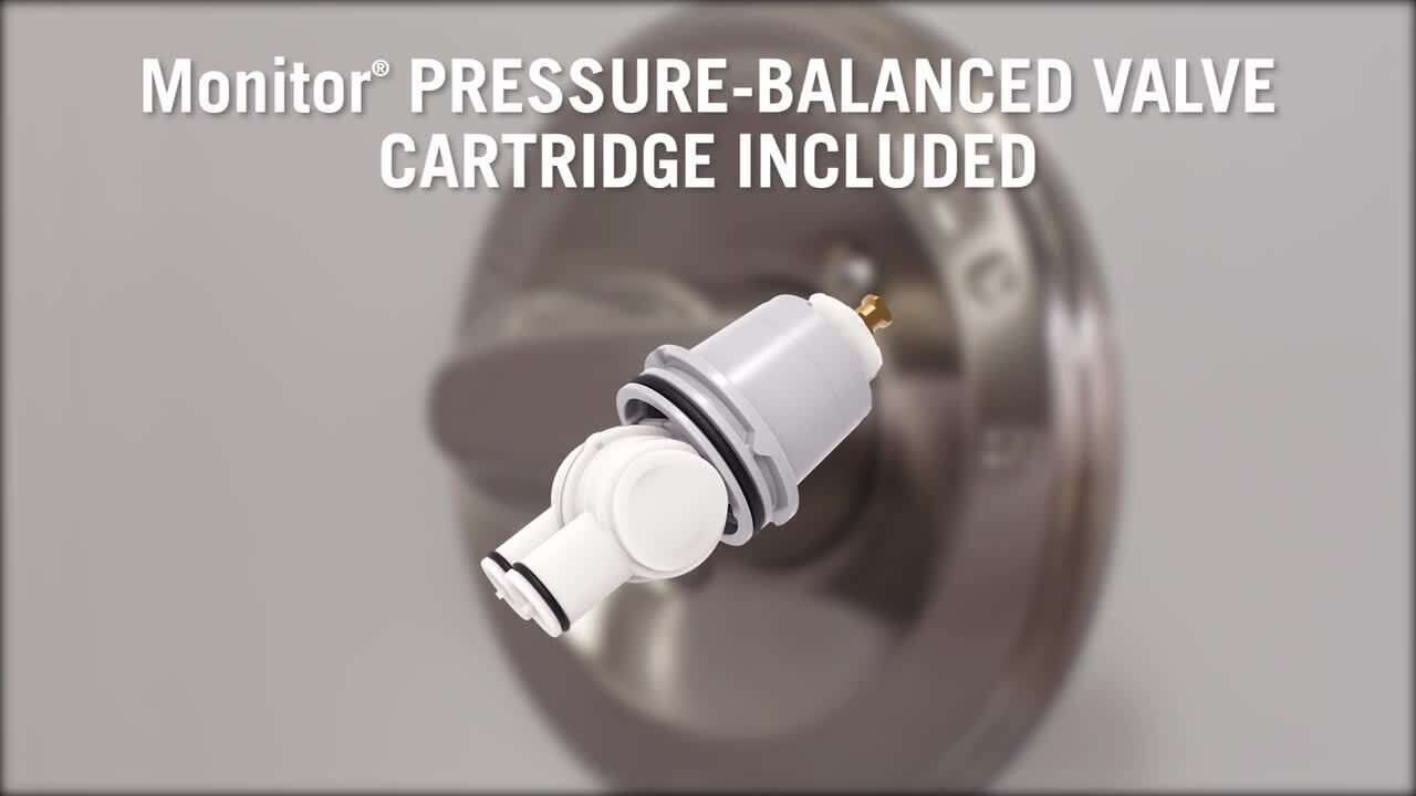 Delta Foundations 1-Handle Wall-Mount Valve Trim Kit in Chrome  