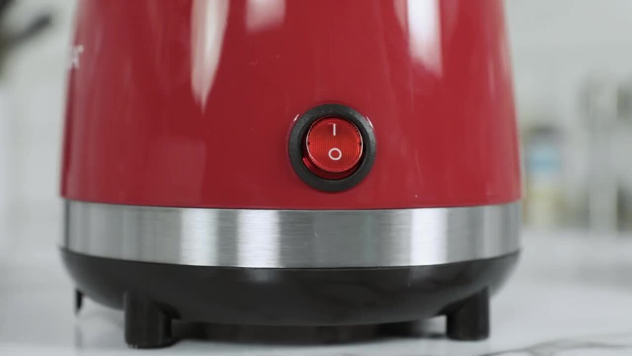 Nostalgia 1040 W 128 oz Red Air-Pop Popcorn Machine NAPH16RDSB6A