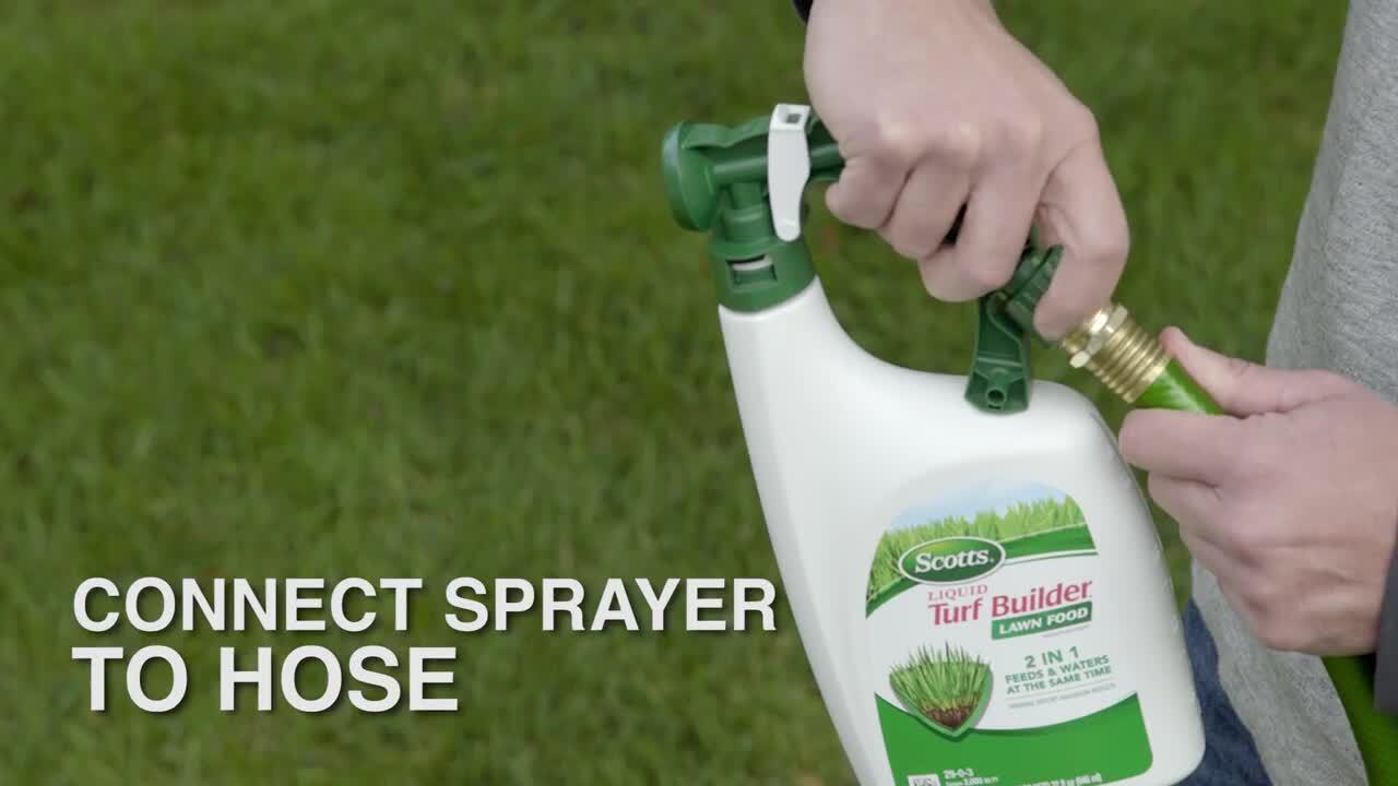 Scotts Liquid Turf Builder 32 oz. Ready to Spray Lawn Food Scotts Liquid Turf Builder 32 oz. Ready to Spray Lawn Food
