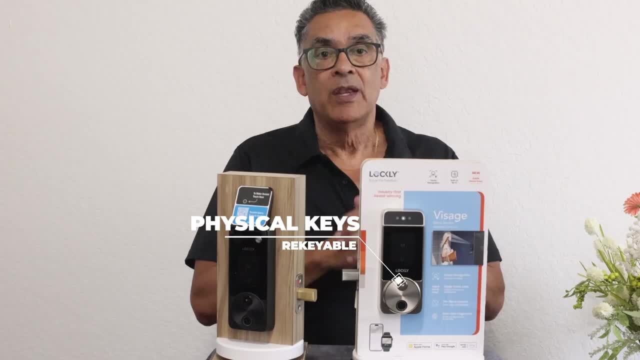 Reviews for Lockly Visage Facial Recognition Zeno Satin Nickel