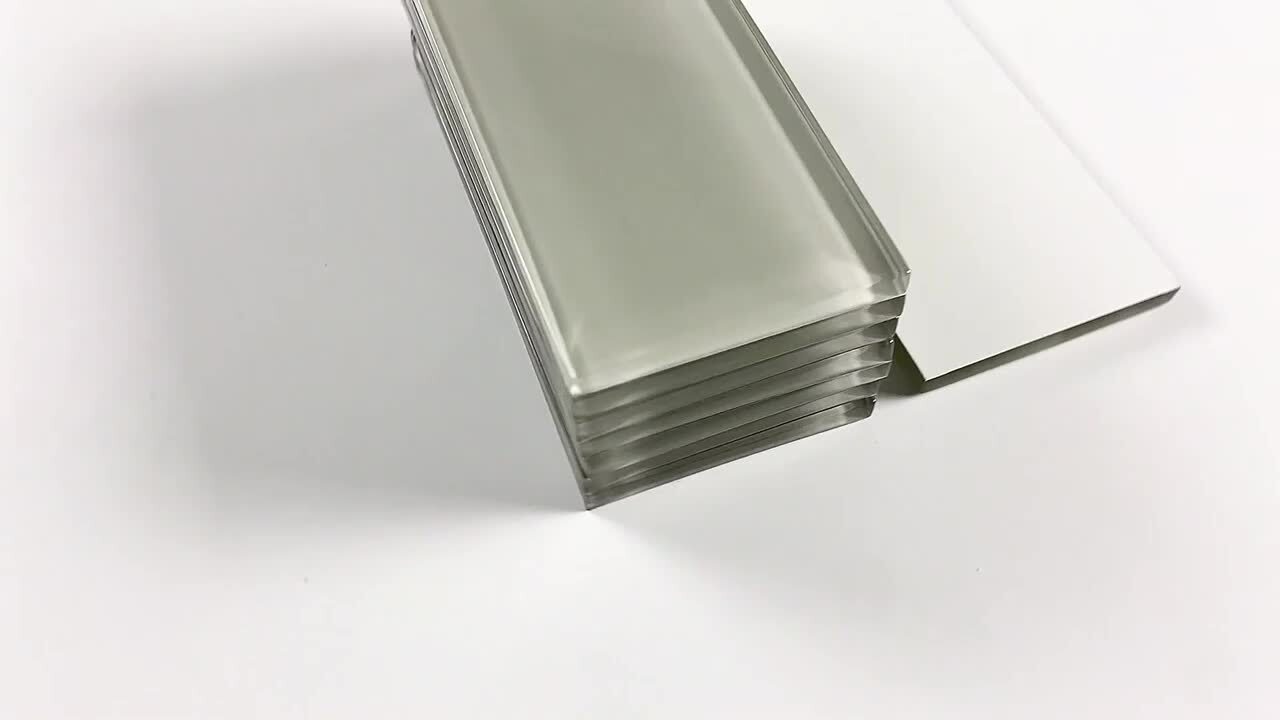 ABOLOS Metro Snow White Subway 3 in. x 12 in. Glossy Glass Wall Tile (10 sq. ft. / case) ABOLOS Metro Snow White Subway 3 in. x 12 in. Glossy Glass Wall Tile (10 sq. ft. / case)