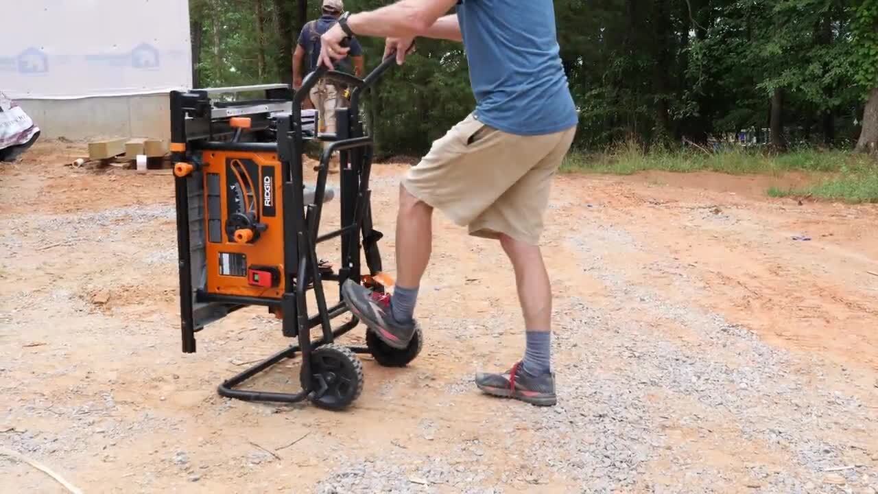 RIDGID - 10 in. Table Saw with Folding Stand