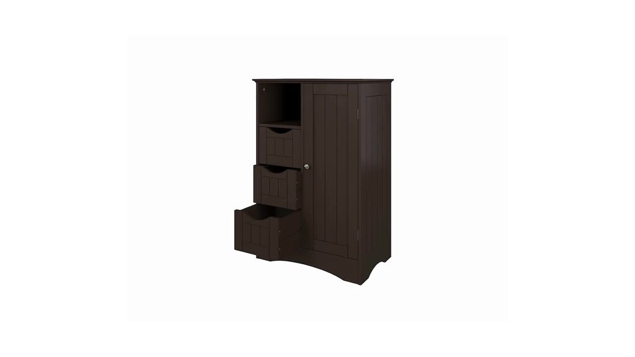Ashland 22 in. W x 32 in. H Bathroom Linen Storage Floor Cabinet in Gray Ashland 22 in. W x 32 in. H Bathroom Linen Storage Floor Cabinet in Gray