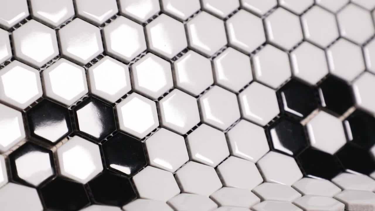 Merola Tile Metro Hex Matte White 10-1/4 in. x 11-7/8 in. x 5 mm Porcelain Mosaic Tile (8.65 sq. ft. /Case)