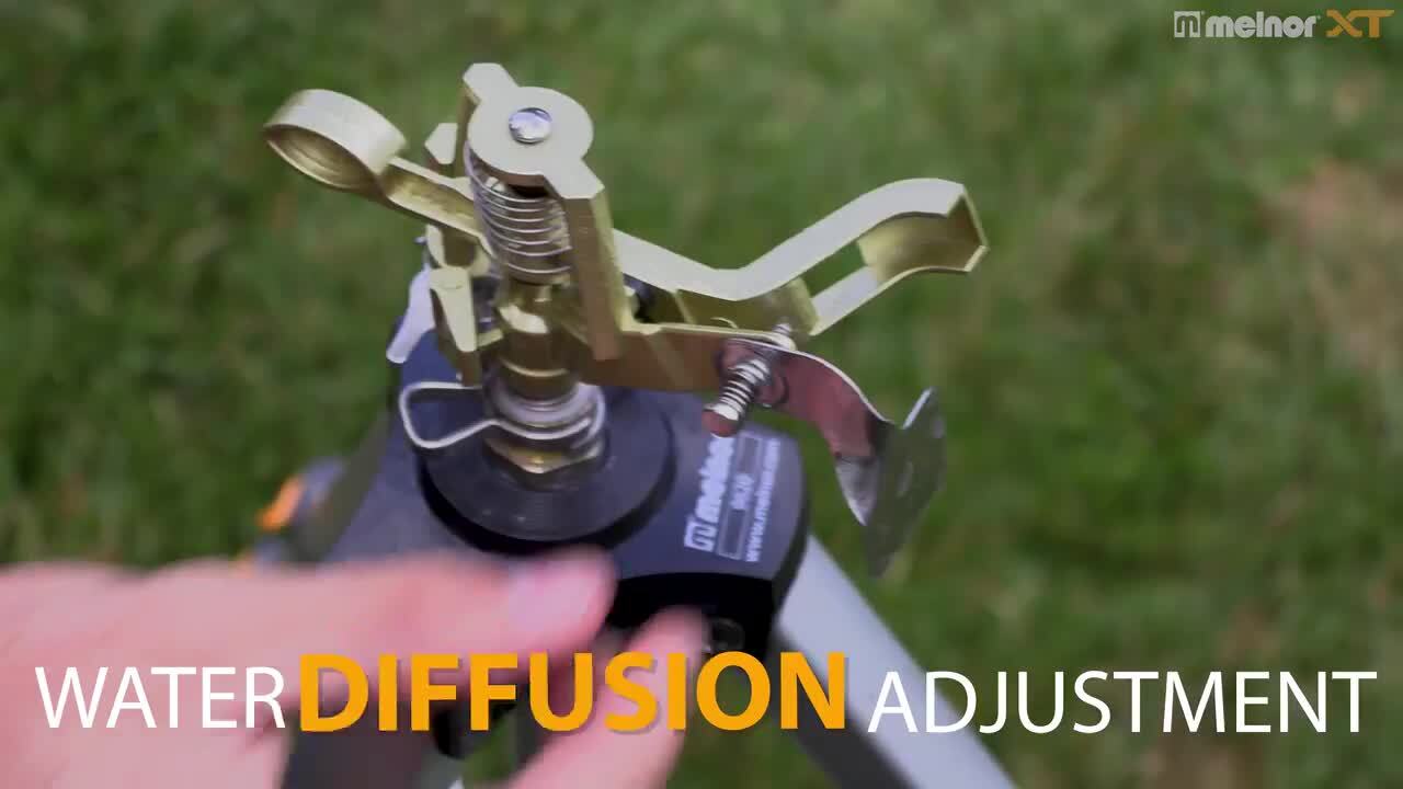 Melnor Deluxe Metal Pulsator Sprinkler with Tripod 9620-8