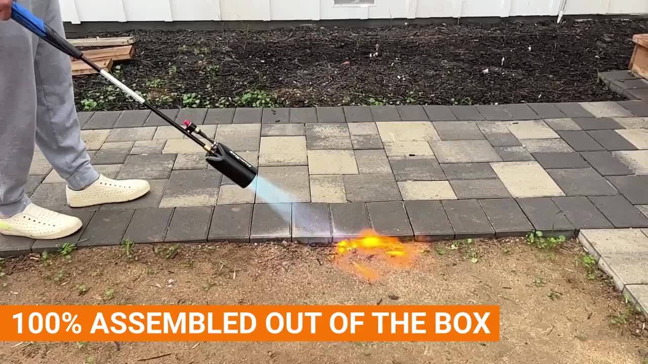 Flame King 500,000 BTU Propane Torch Kit Heavy Duty Weed Burner