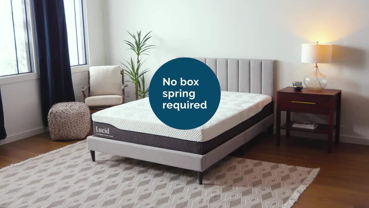 Lucid Comfort Collection Standard Adjustable Bed Base - Queen - Thumbnail 2