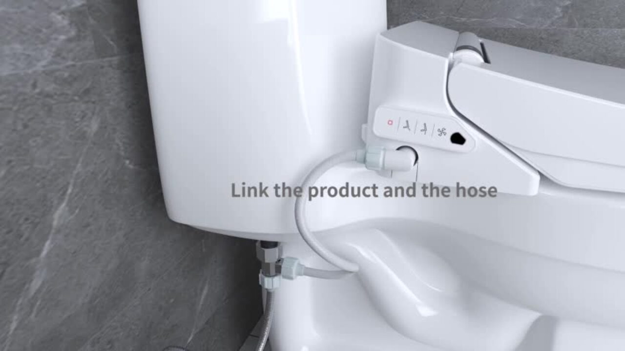 Siège De Toilette Intelligent VOVO VB4100SR – Bidet – Séche-cheveux – UV – Télécommande – Blanc