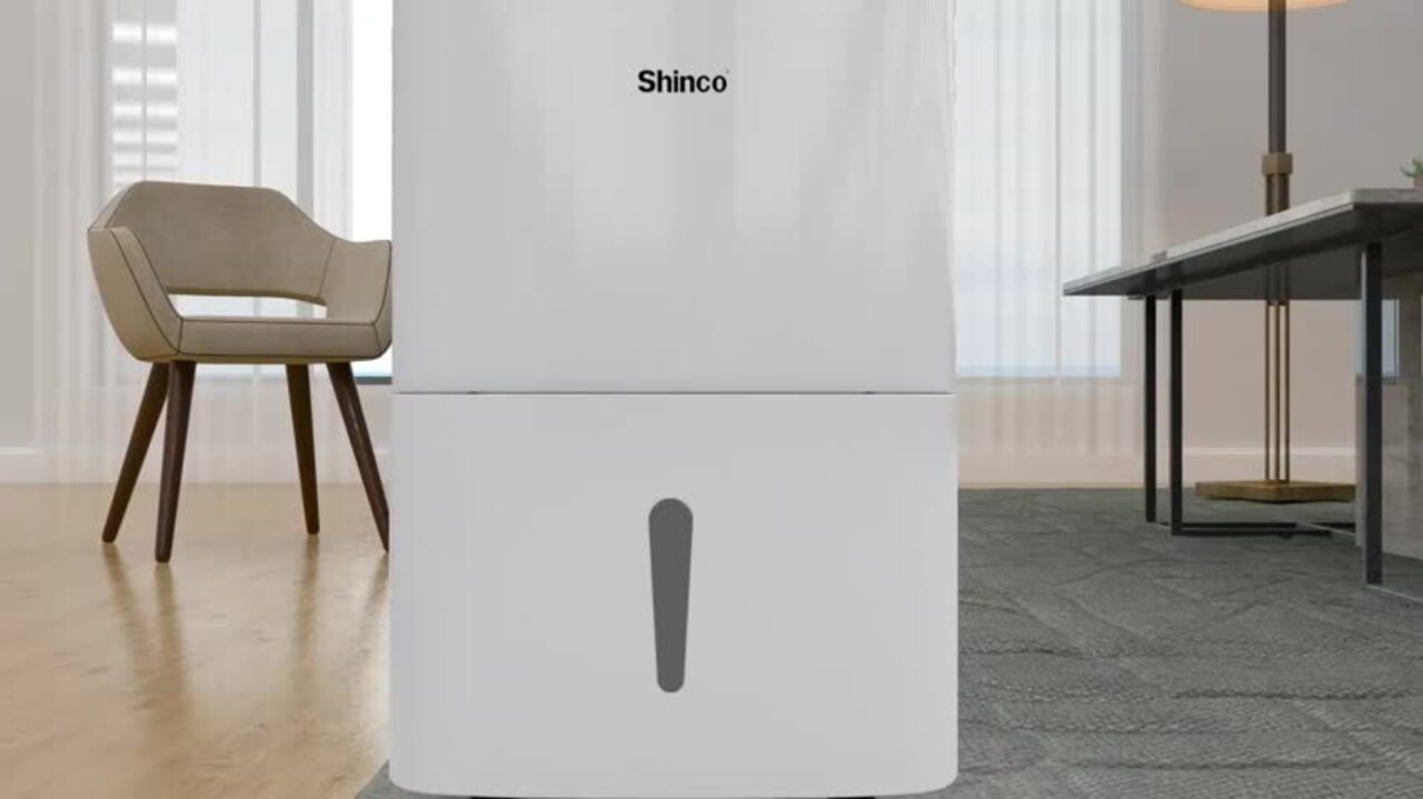 Edendirect 150 pt. 7,000 sq. ft. Dehumidifier in White with Edendirect 150 pt. 7,000 sq. ft. Dehumidifier in White with