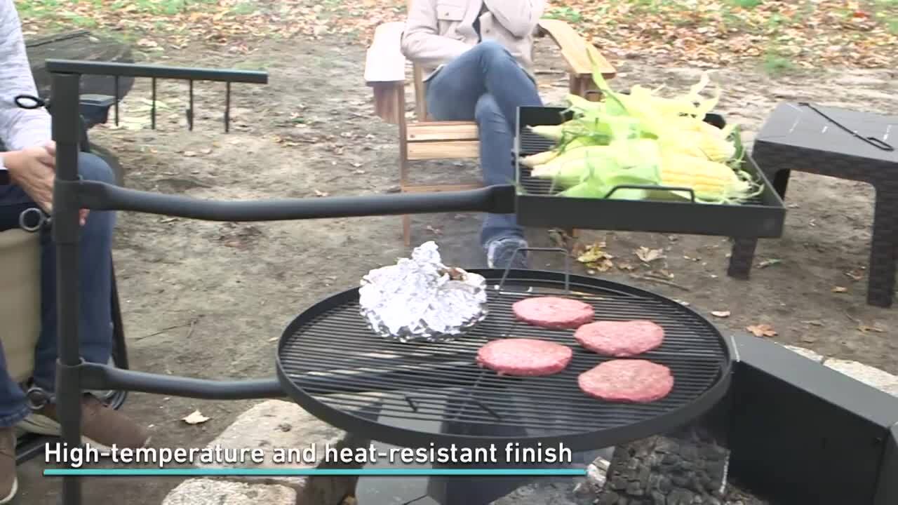 Campfire Cooking Grill/Griddle-USA Made-Free Shipping