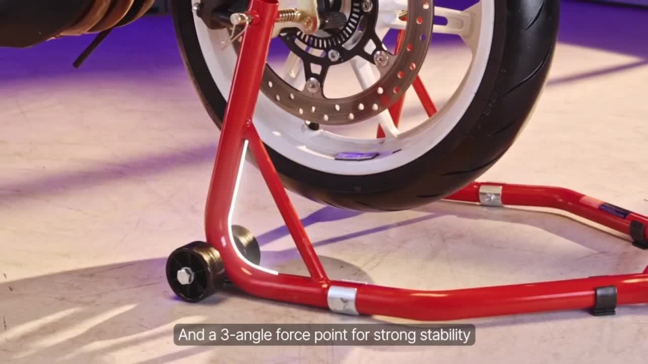 SKYSHALO Motorcycle Stand Lift, 850 lbs. Front Rear Combo Stand