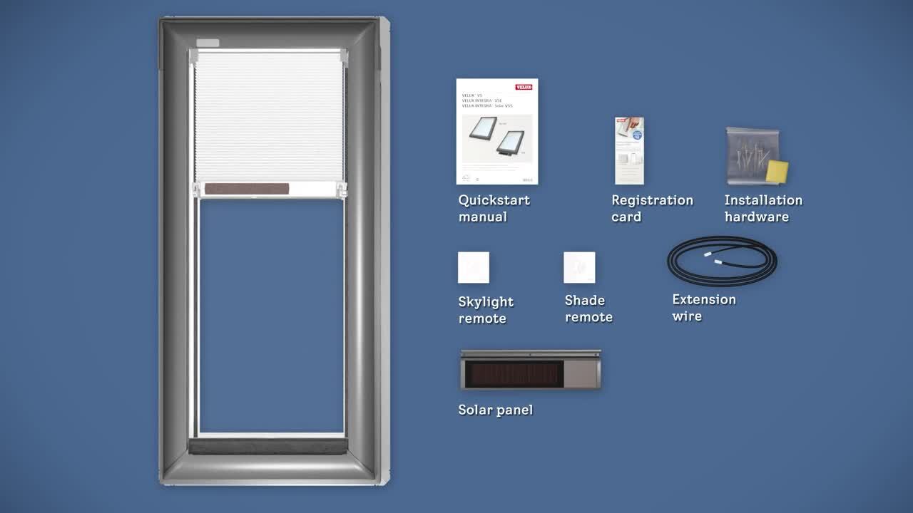 VELUX 22-1/2 in. x 22-1/2 in. Solar Powered Venting Curb Mount