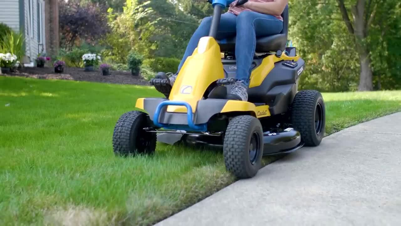 Cub cadet 30 inch deals electric riding mower