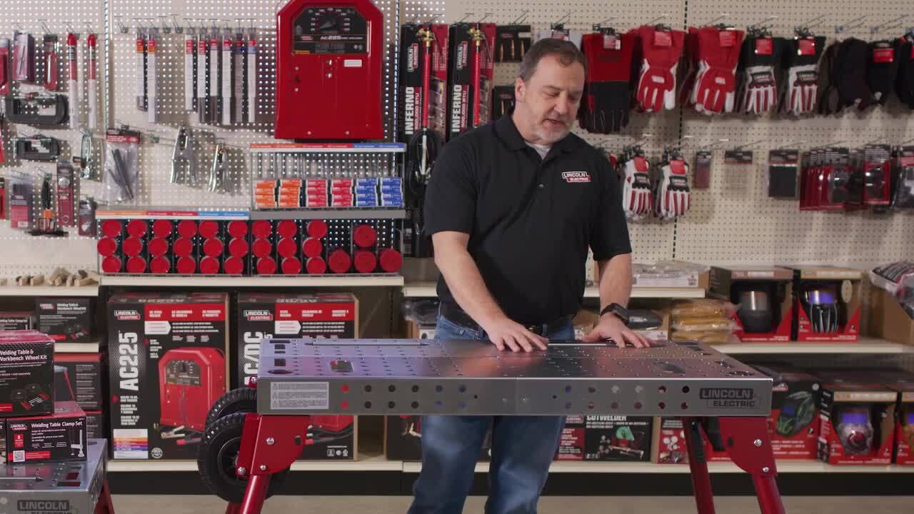 Lincoln Electric Wheel Kit Accessory for Portable Welding Table