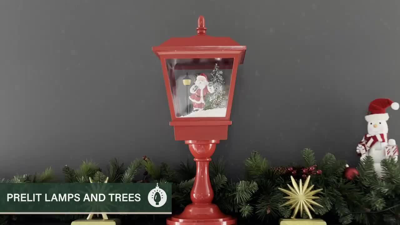Fraser Hill Farm Let It Snow Series 71 in. Musical Street Lamp in