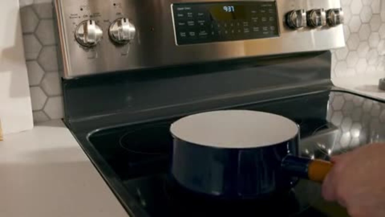 steam clean stove top