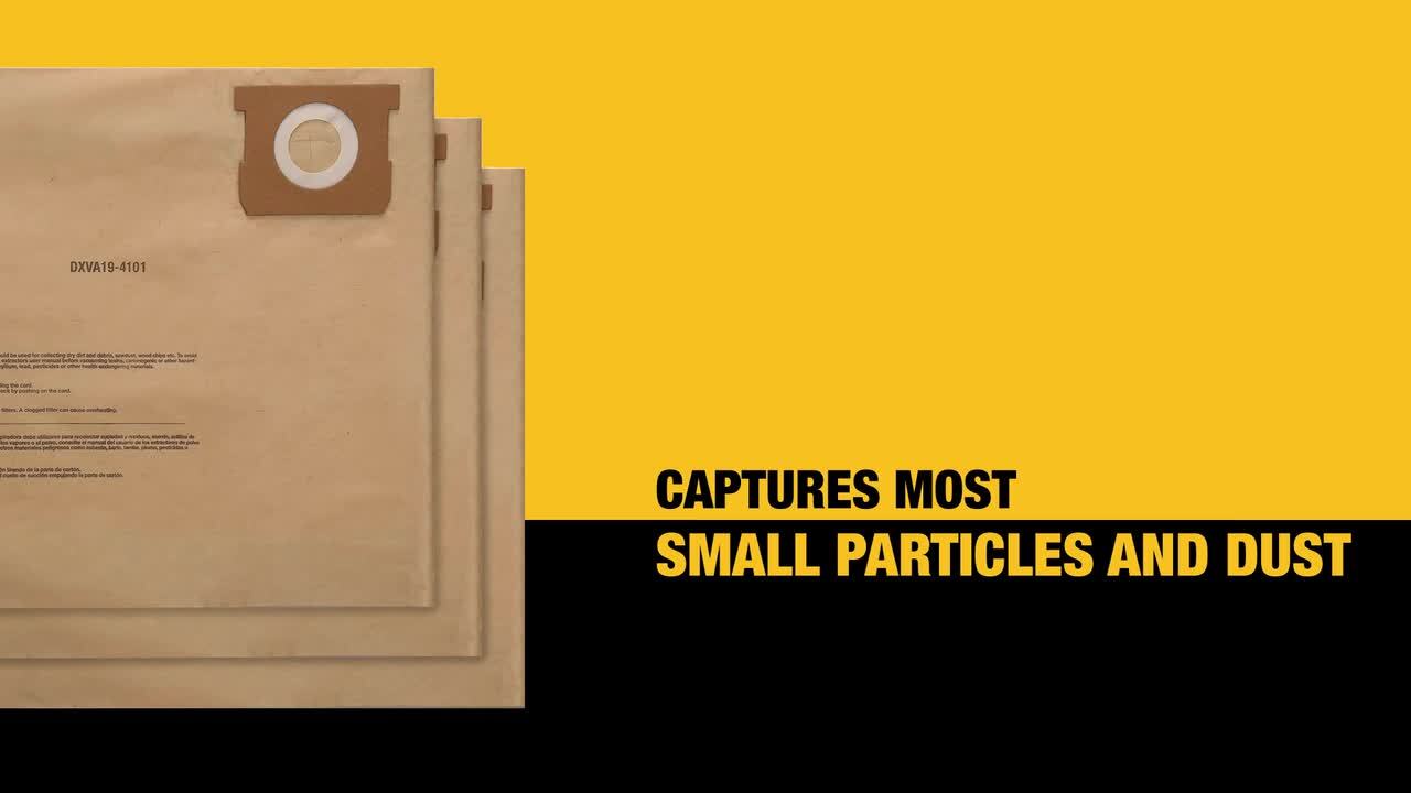 6 Gal. to 10 Gal. Dust Bag Filter Wet/Dry Vac 6 Gal. to 10 Gal. Dust Bag Filter Wet/Dry Vac