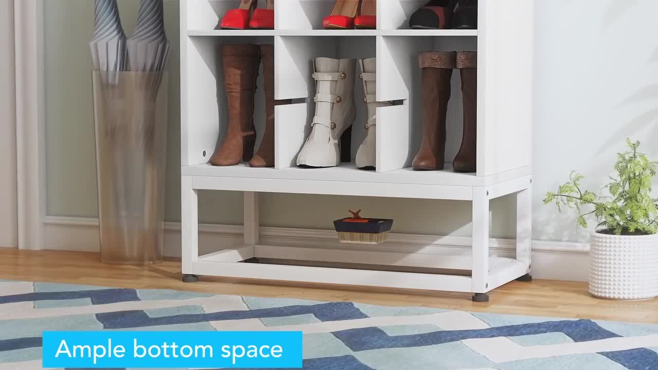 Concepts in Wood Shoe Rack with Drawer - 30 wide - Bed Bath & Beyond -  22639257