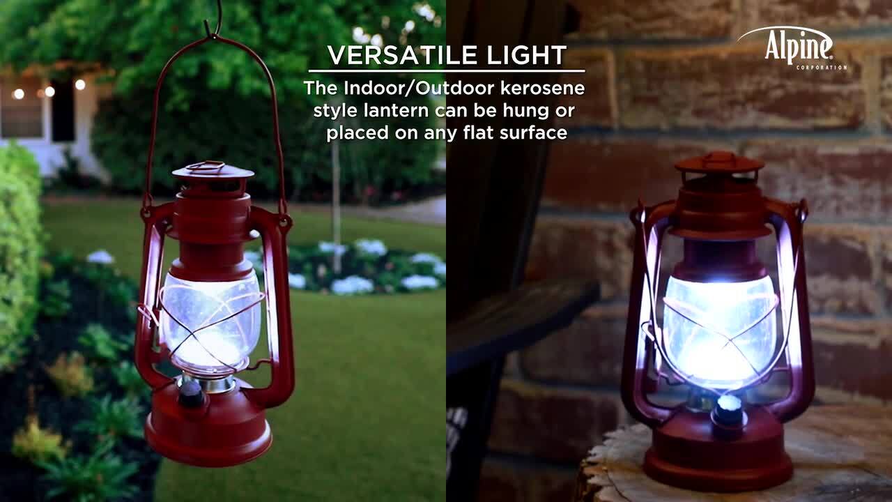 Hanging Hurricane Paraffin Lantern Light 10" Outdoor Garden Patio Camping Lamp 