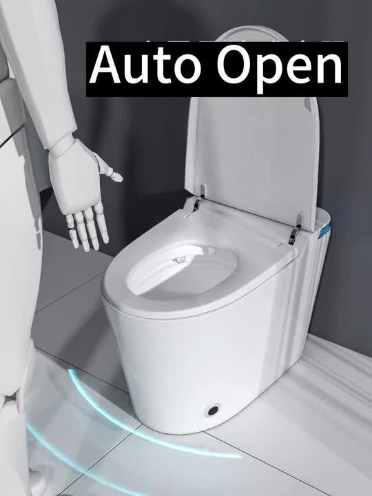 Nivencai Smart Elongated Bidet Toilet 1.28 GPF - Heated & Self-Cleaning