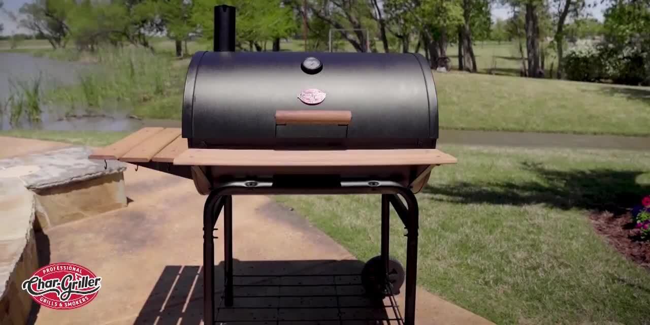 Portable Charcoal Grill or Side Fire Box in Black
