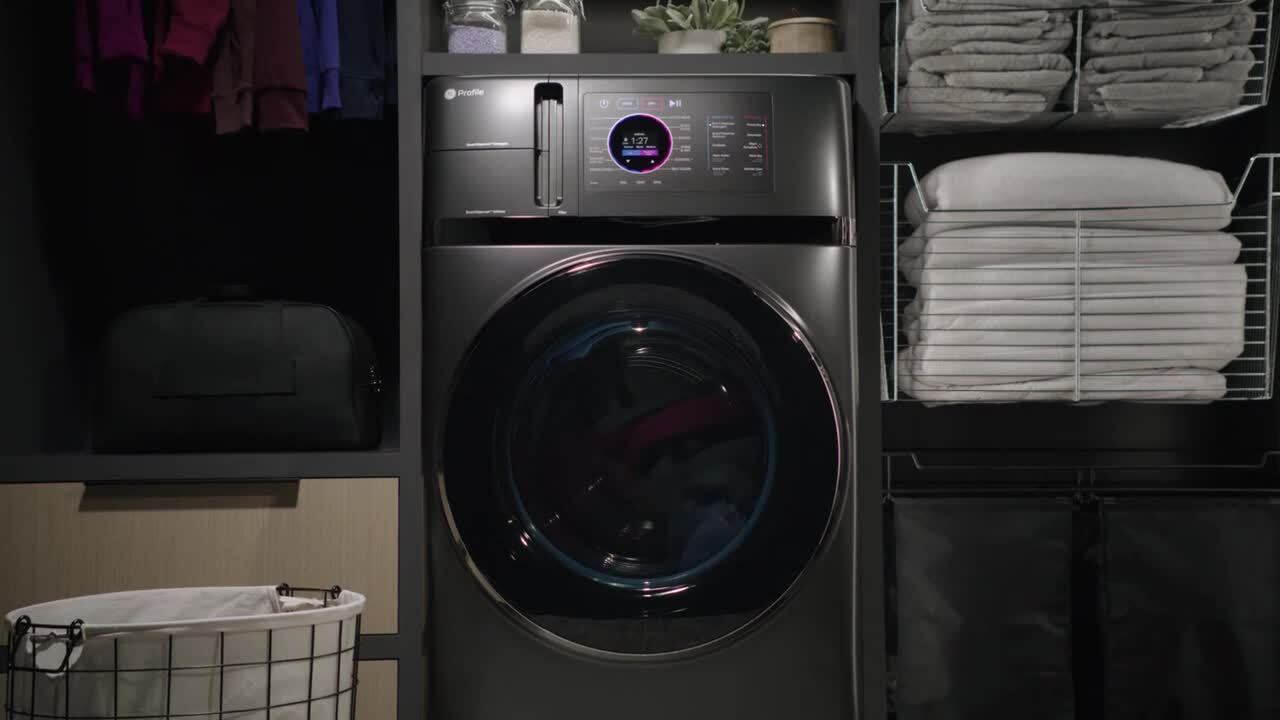 4.8 cu. ft. UltraFast Combo Washer & Dryer with Ventless Heat Pump  Technology in Carbon Graphite