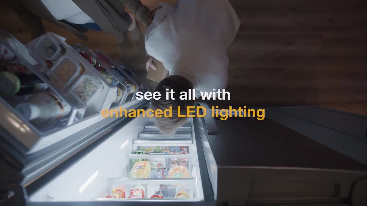 Whirlpool, Full-Depth Side-by-Side Refrigerator, Exterior Ice and Water Dispenser 28.41 cu ft WRSF5536RZ on Fridge.com