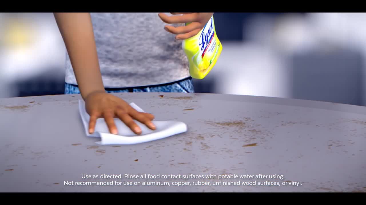 Lysol Power and Free 32 oz Hydrogen Peroxide Citrus Sparkle Zest