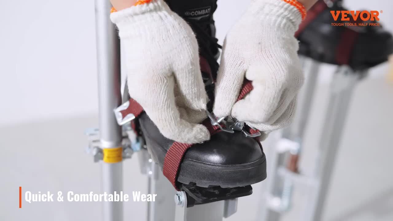 VEVOR 18-in to 30-in Aluminum Drywall Stilts