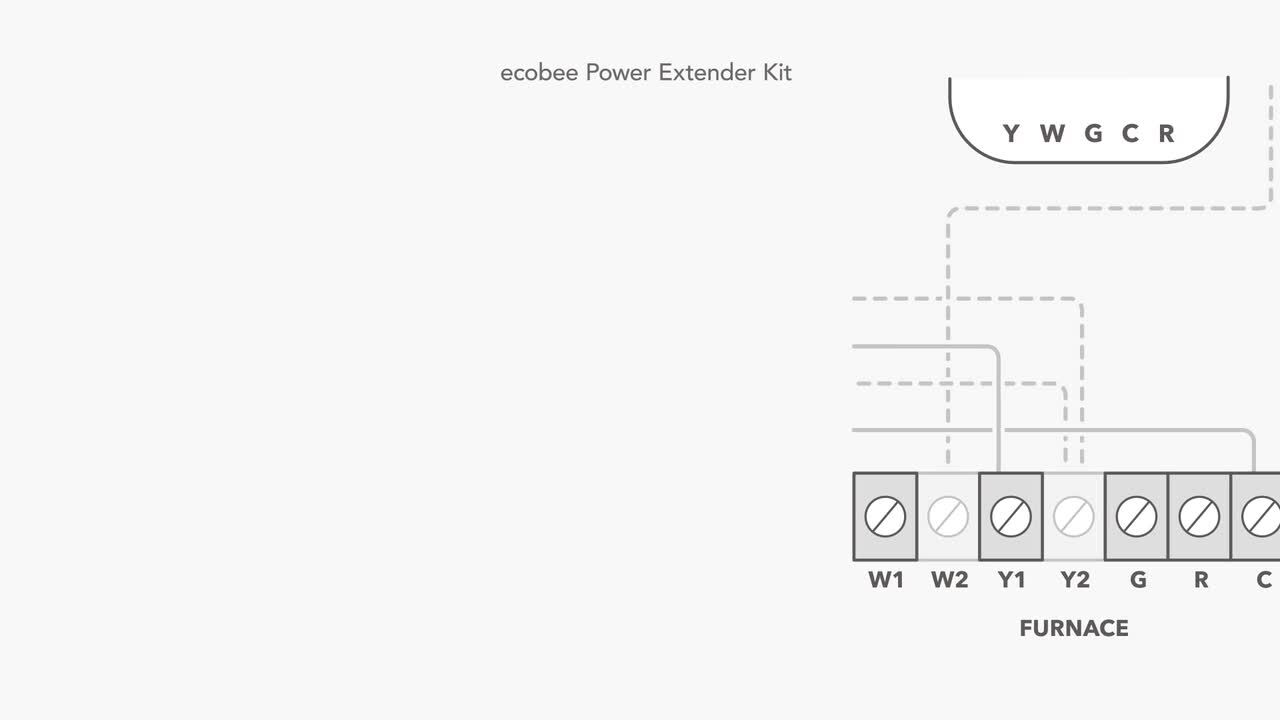ecobee Smart Thermostat Essential and Power Extender Kit C-Wire
