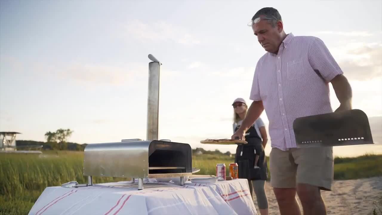 Reviews for GYBER Fremont 29 in. Wood Pellets Outdoor Pizza Oven