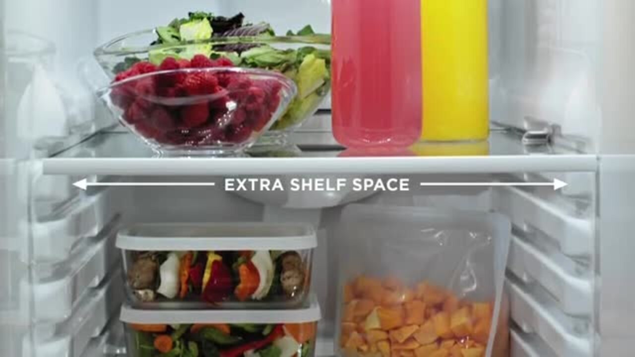 Refrigerator Side Door Storage Box, Long Strip Food Organizer