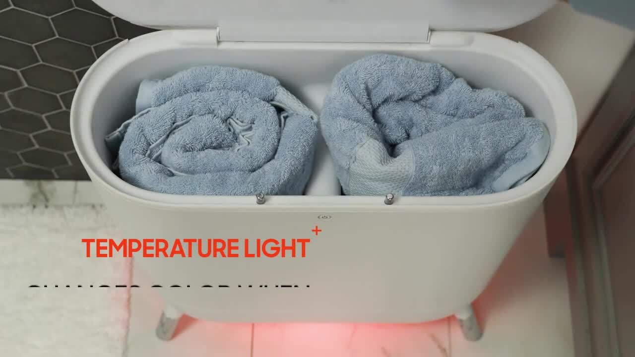 Need an outdoor hot tub towel and robe warmer? DIY with household items