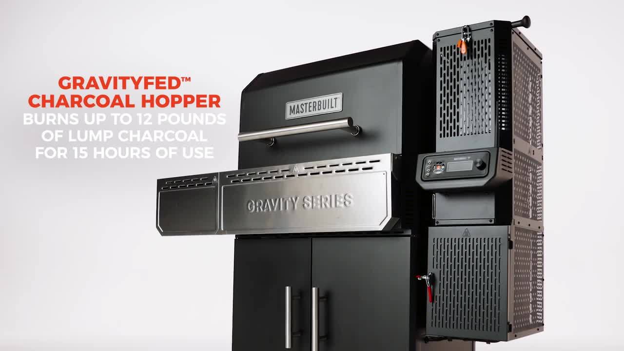 Masterbuilt Gravity Series Charcoal Grill Plus Smoker in Black 1150 sq. in. MB20041525