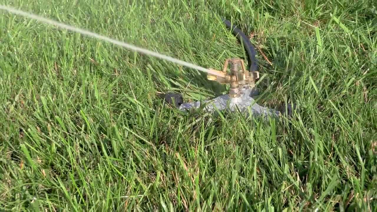Morvat Brass Lawn Water Sprinkler, All Brass Sprinkler Head, Solid