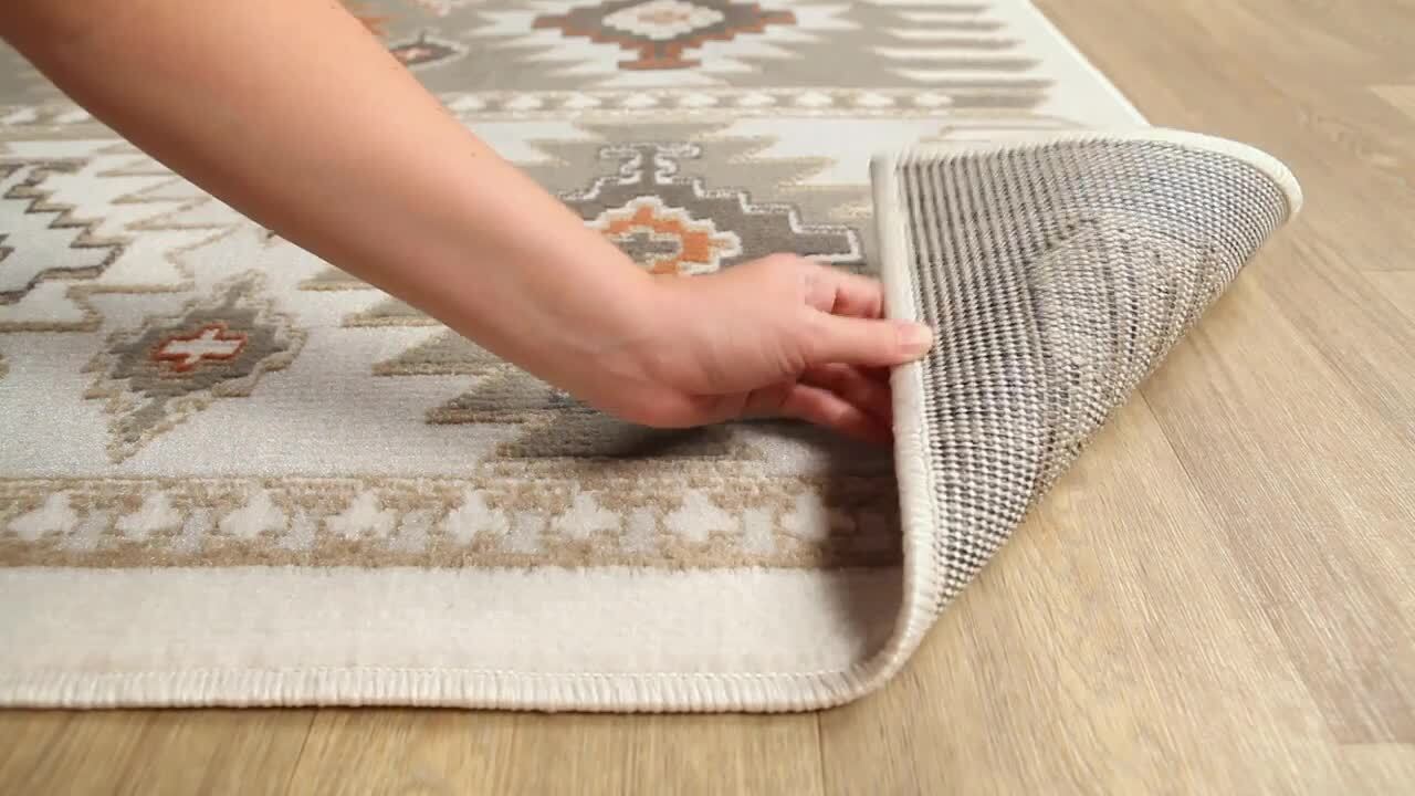 Orange/Light Grey 2' x 3' Artistic Weavers Leland Vintage Floral Area Rug Orange/Light Grey 2' x 3' Artistic Weavers Leland Vintage Floral Area Rug
