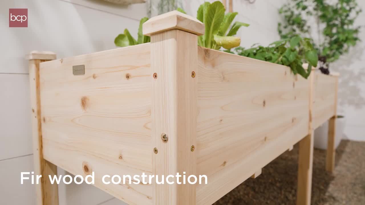 Best Choice Products 6 ft. x 2 ft. x 2.5 ft. Raised Garden Bed