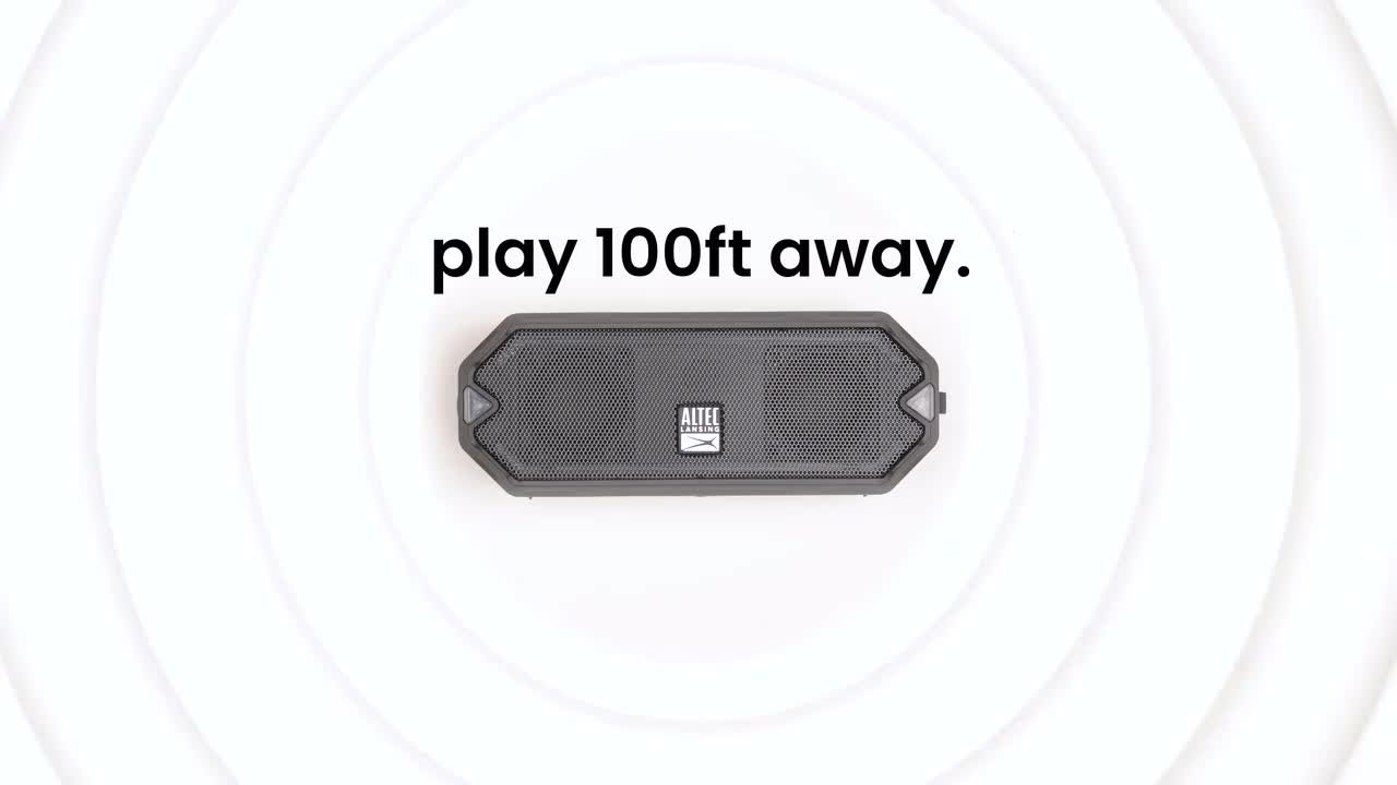 Altec Lansing HydraBlast Everything Proof Speaker - Black IMW1300