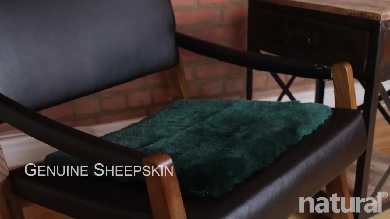 Genuine sheepskin chair discount pad