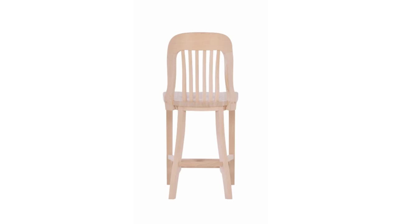 Shaker Low Back Chair - unassembled and unfinished kit