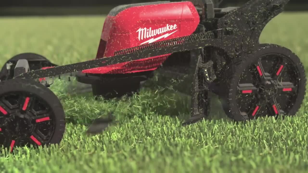 Milwaukee cordless lawn cheap mower