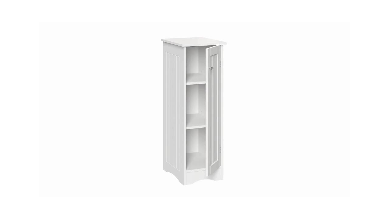 6.5 in. W x 27 in. H Floor Toilet Tissue Storage Linen Cabinet in White 6.5 in. W x 27 in. H Floor Toilet Tissue Storage Linen Cabinet in White