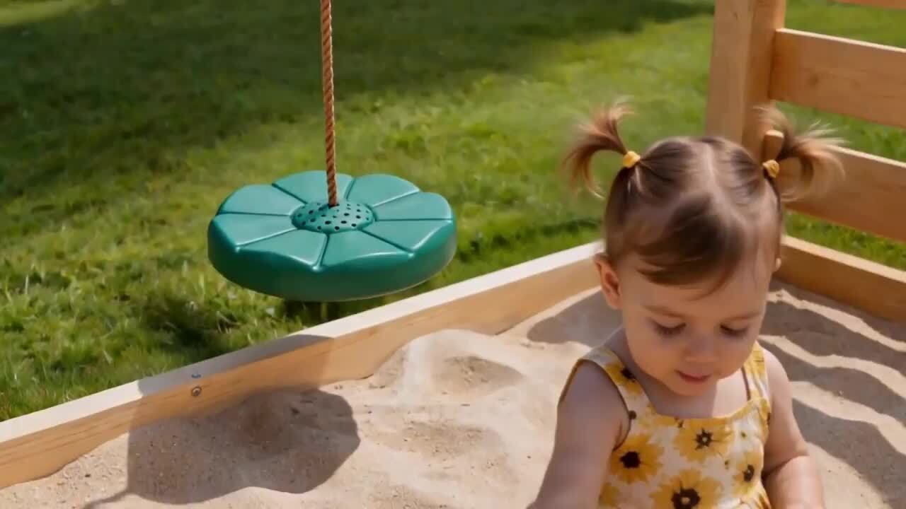 FUFU&GAGA 8-in-1 Cedar Wood Outdoor Playset with Climbing Wall