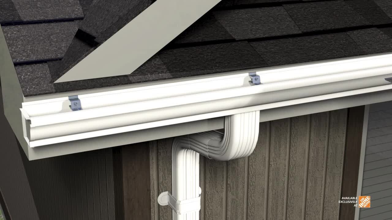 4 ft. L x 5 in. W White All-Aluminum Gutter Guard (40 ft. Kit) 4 ft. L x 5 in. W White All-Aluminum Gutter Guard (40 ft. Kit)