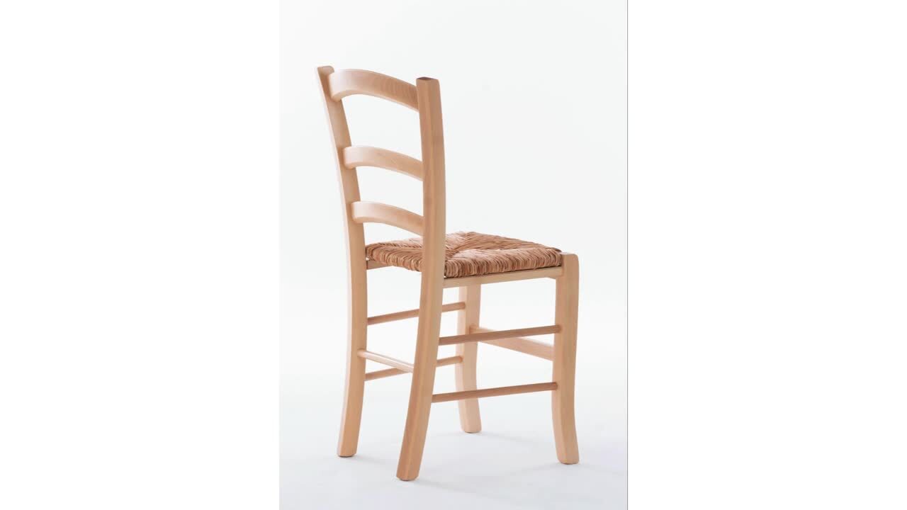 Crescent black rush seat dining chair hot sale